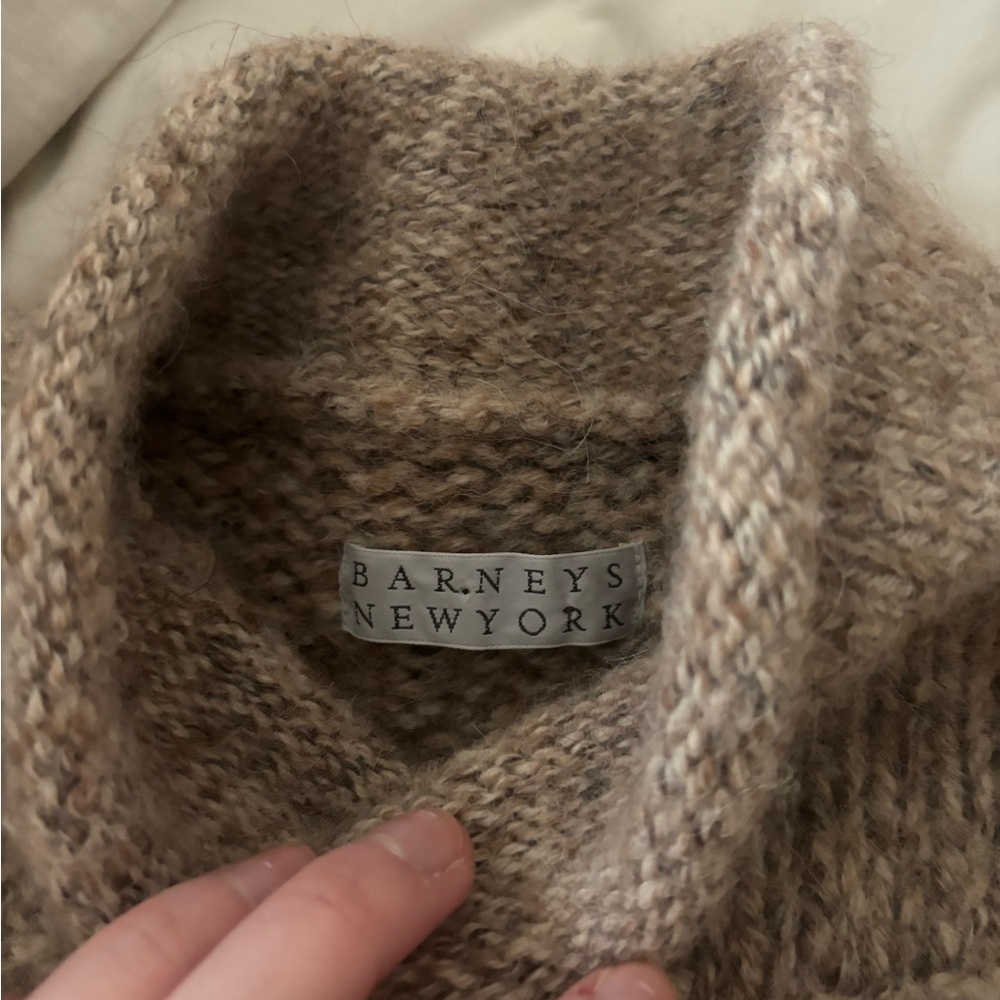 *sold* Barneys New York Brown Turtleneck Sweater